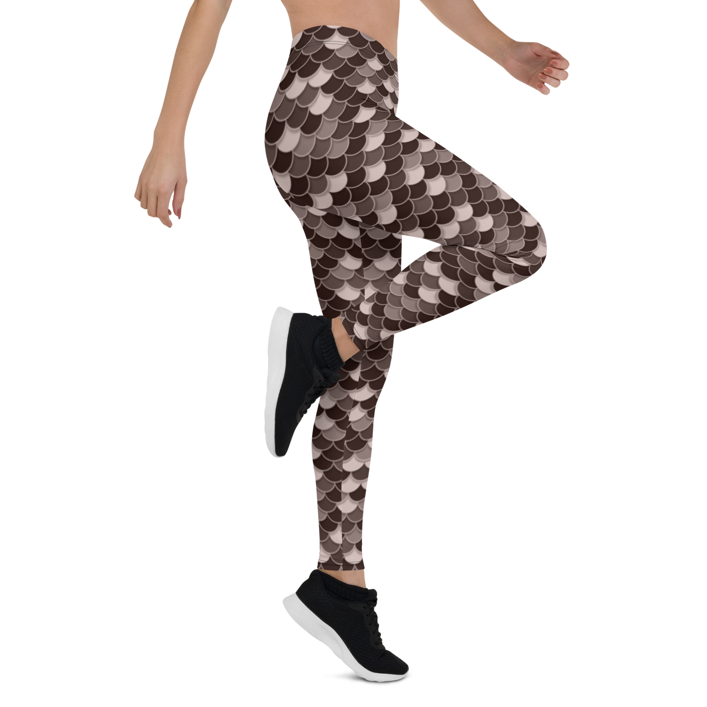 FISHSCALE CHICORY COFFEE #D1 COMFORT LEGGING