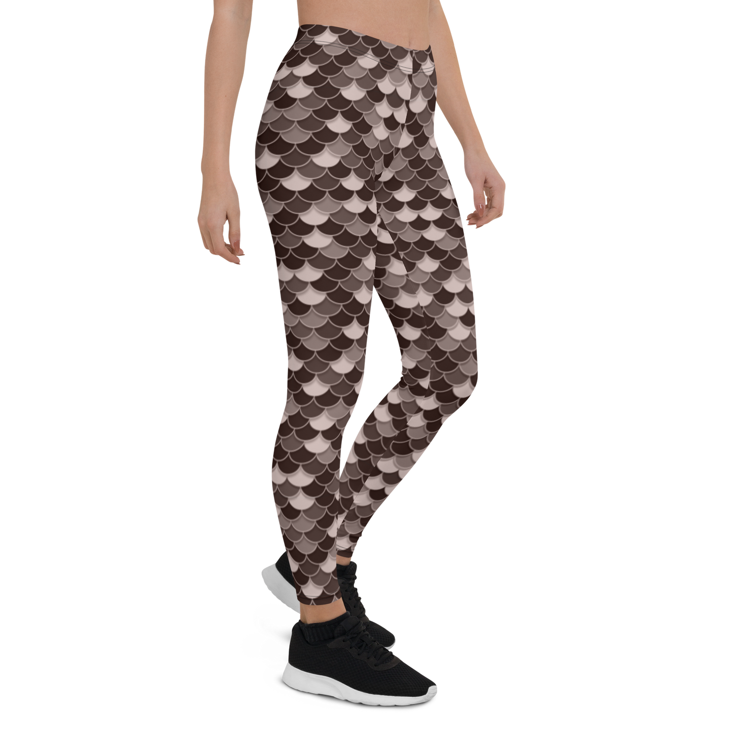 FISHSCALE CHICORY COFFEE #D1 COMFORT LEGGING