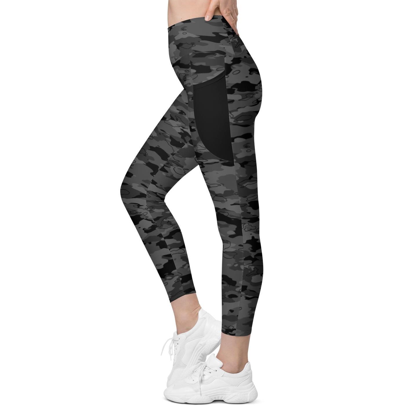 MARSHO BLACK #A1 CAMOUFLAGE UTILITY LEGGING