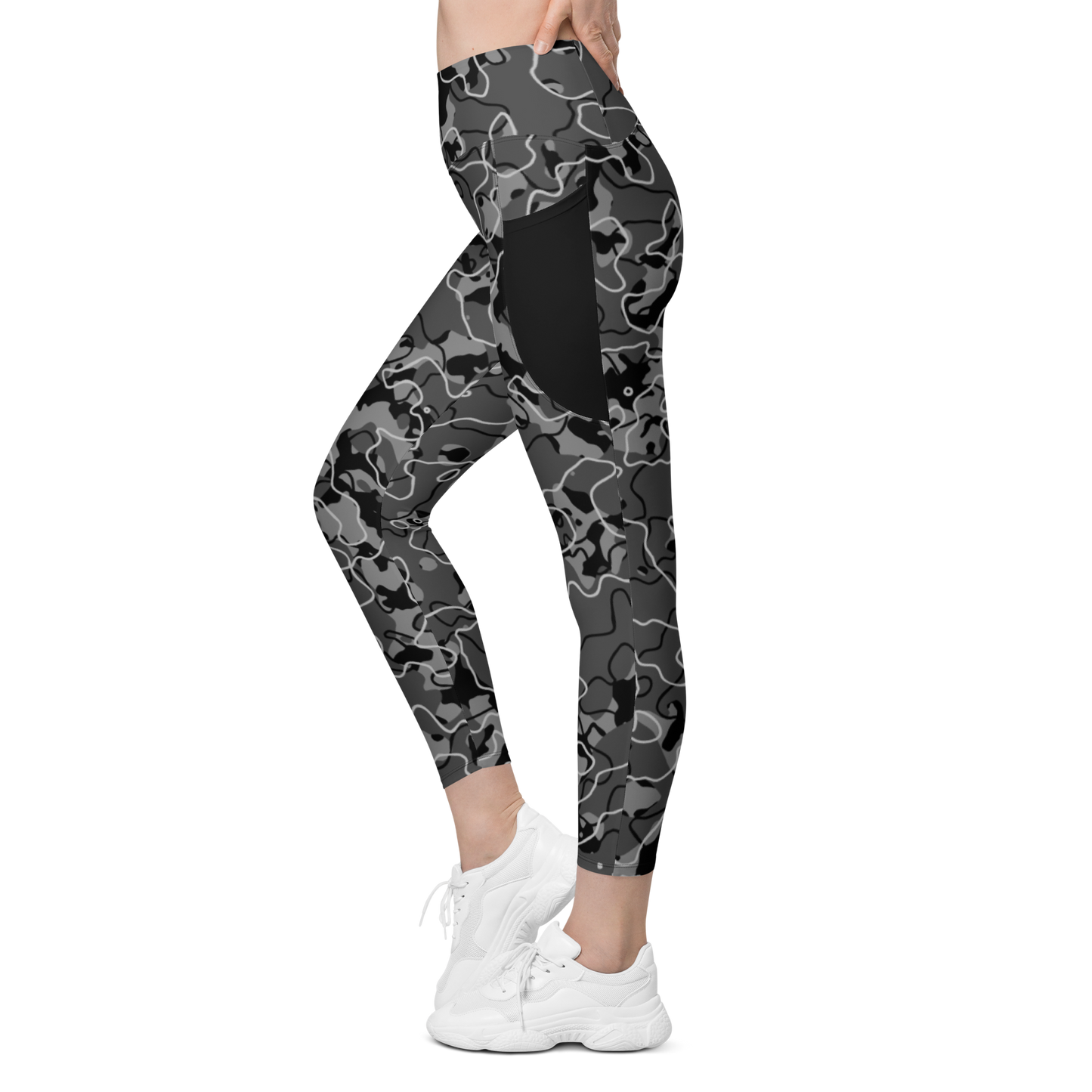 TUNDRA BLACK #A1 CAMOUFLAGE UTILITY LEGGING