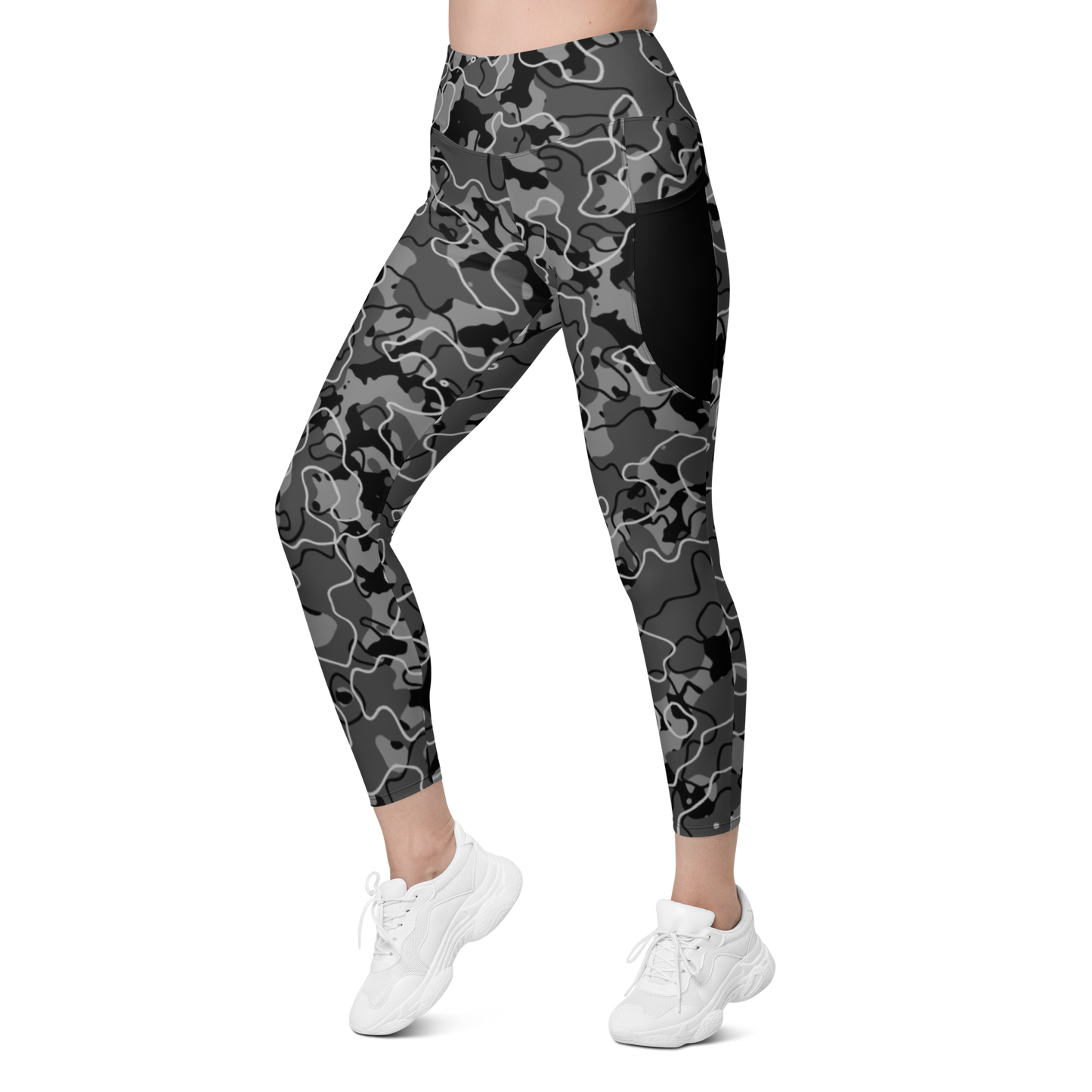 TUNDRA BLACK #A1 CAMOUFLAGE UTILITY LEGGING