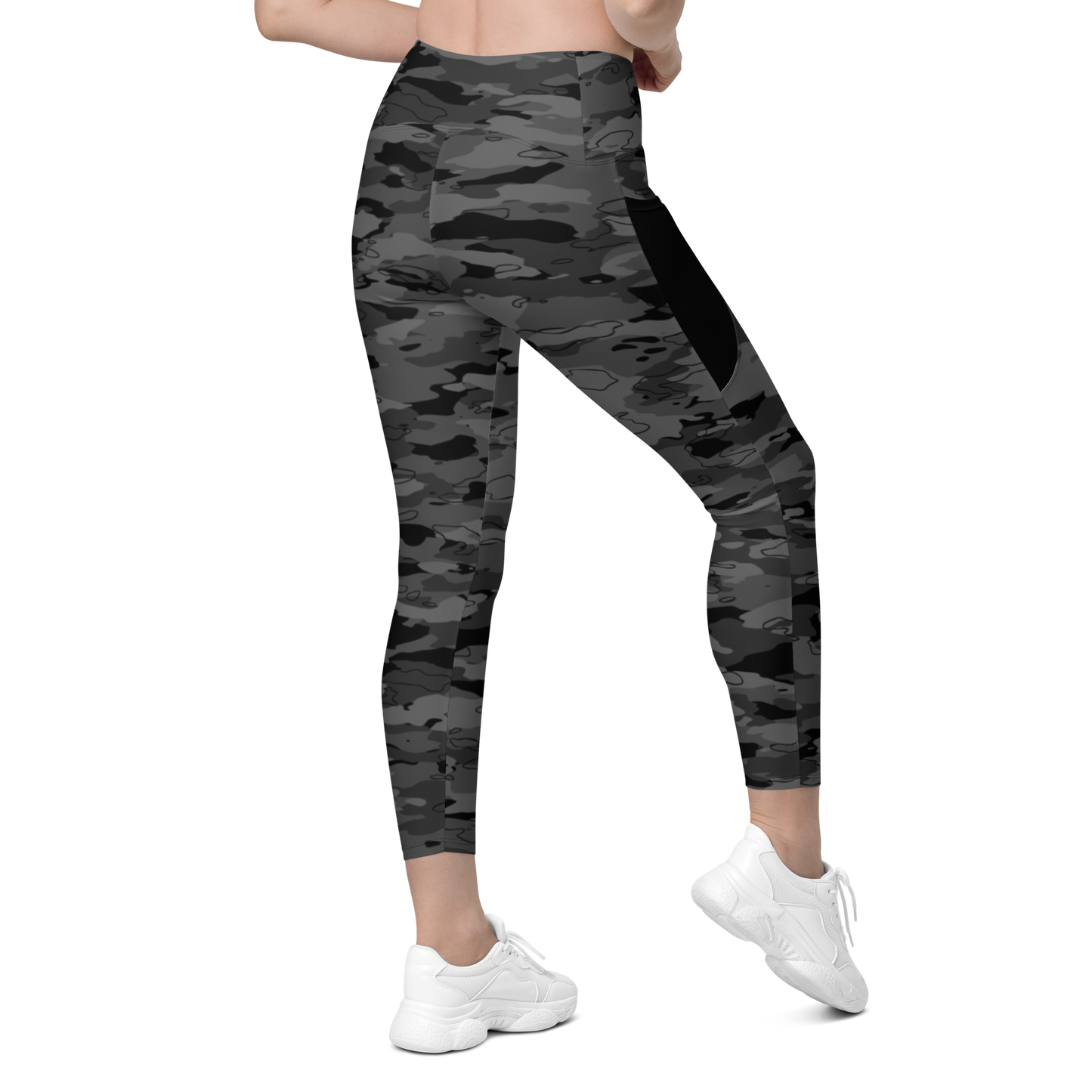 MARSHO BLACK #A1 CAMOUFLAGE UTILITY LEGGING