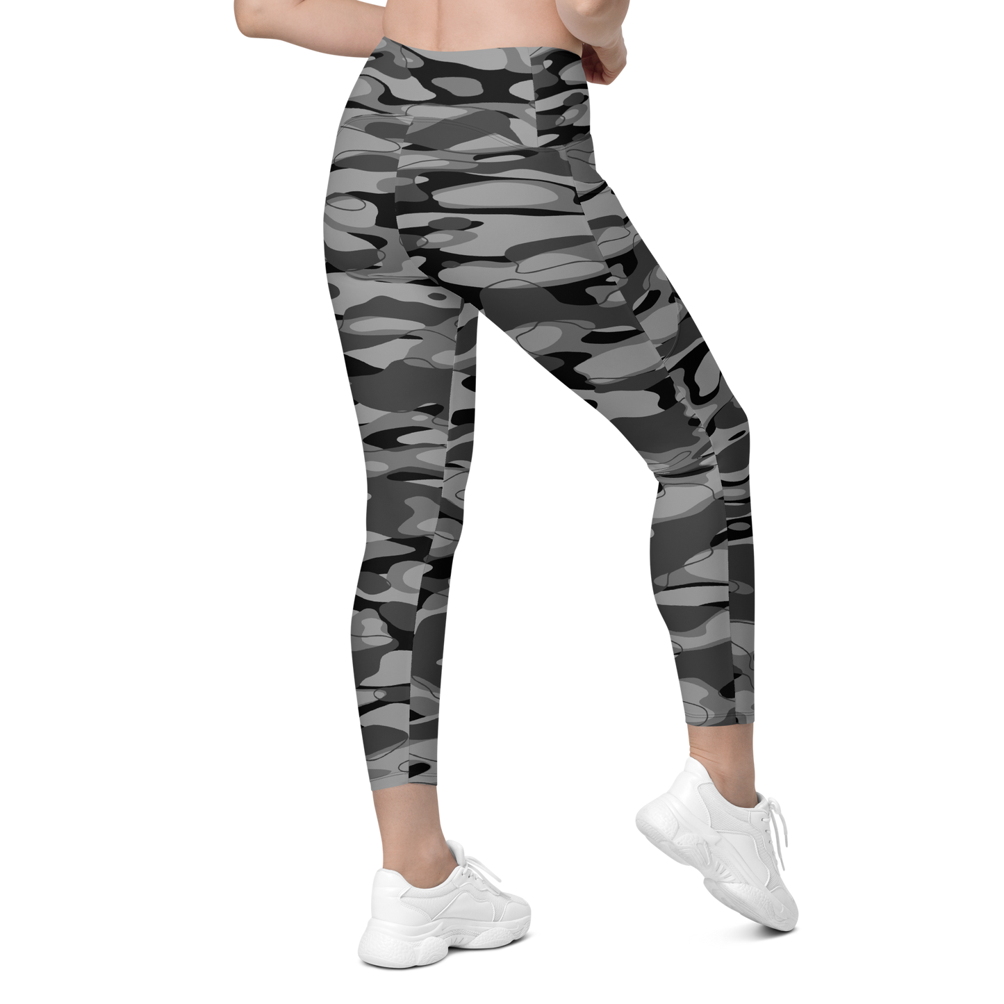 TIDEWAY BLACK #A1 CAMOUFLAGE UTILITY LEGGING