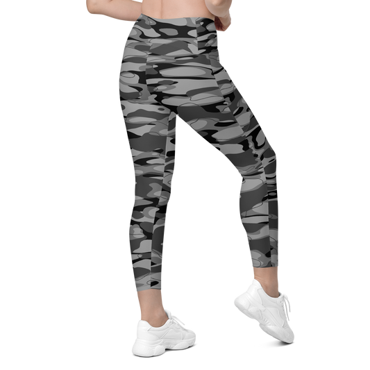 TIDEWAY BLACK #A1 CAMOUFLAGE UTILITY LEGGING