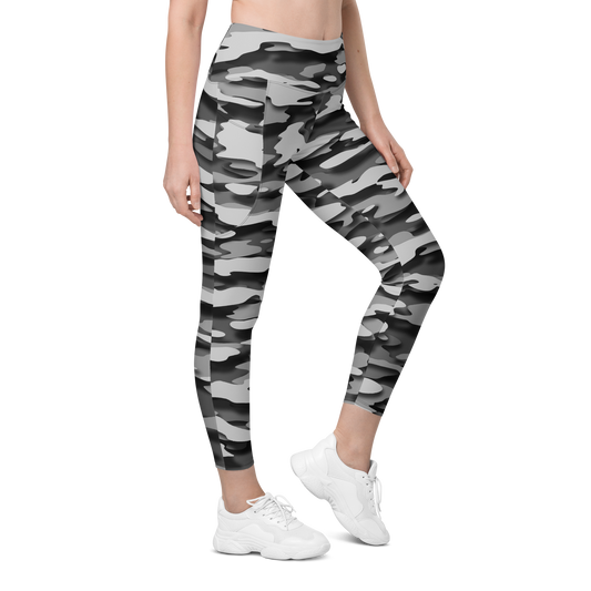 GULF BLACK #D CAMOUFLAGE UTILITY LEGGING