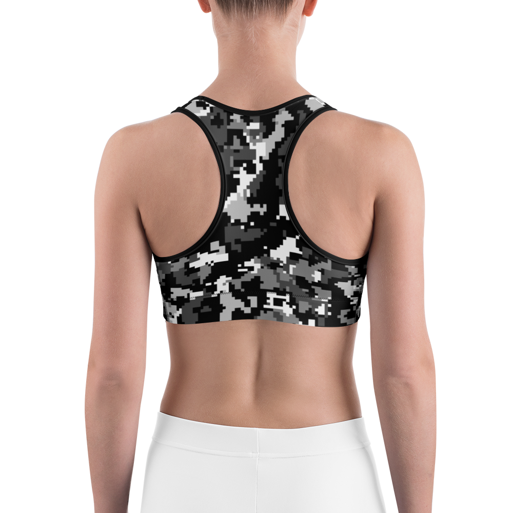 DIGITA BLACK #A5 CAMOUFLAGE SPORTS BRA