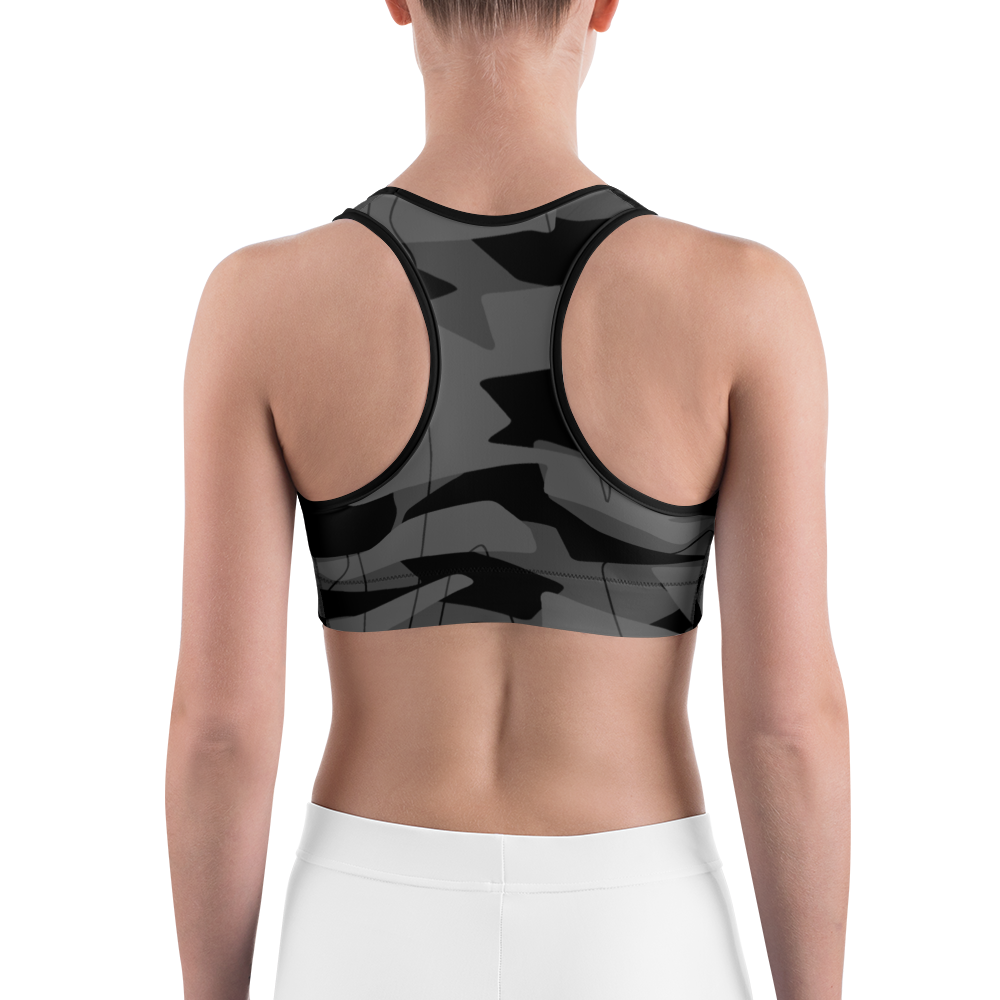 TIMBRE BLACK #A1 CAMOUFLAGE SPORTS BRA