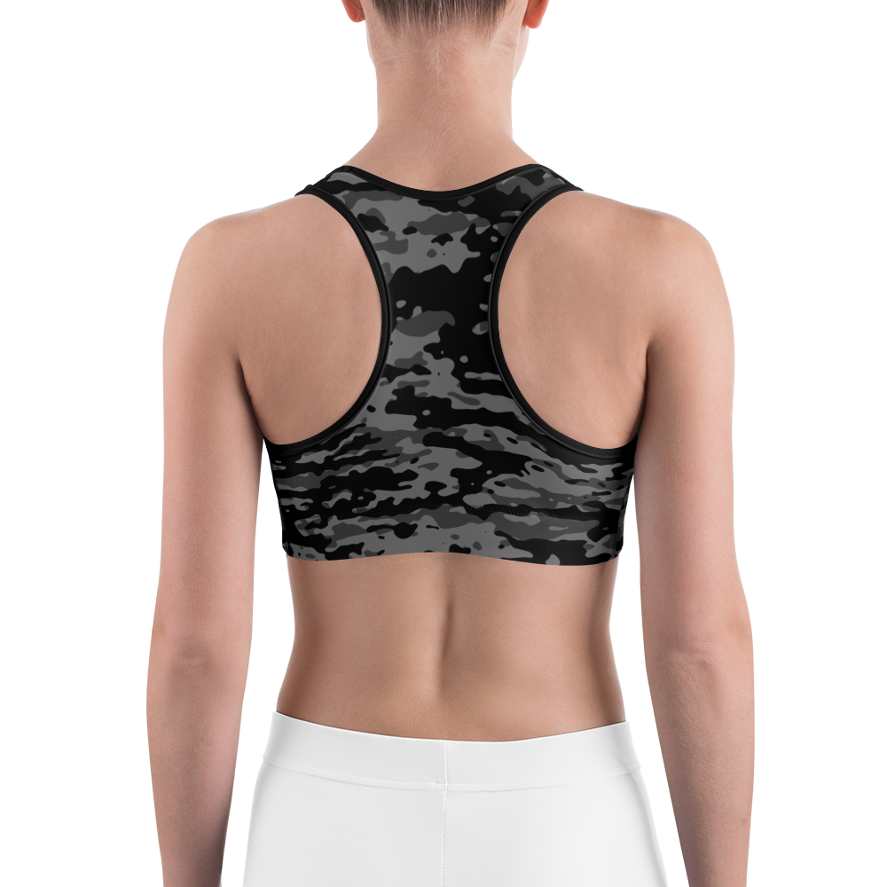 INKA BLACK #A1 CAMOUFLAGE SPORTS BRA