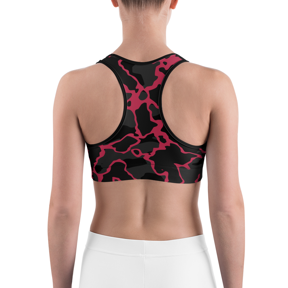 RIDGA VIVA MAGENTA #A1 CAMOUFLAGE SPORTS BRA