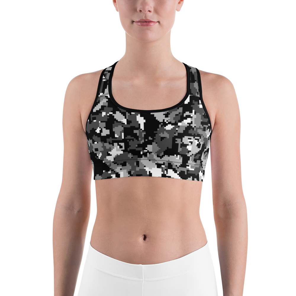 DIGITA BLACK #A5 CAMOUFLAGE SPORTS BRA
