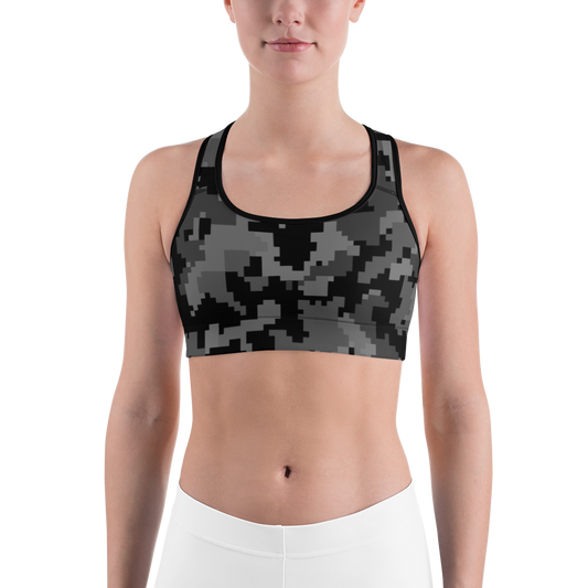 DIGITA BLACK #A1 CAMOUFLAGE SPORTS BRA