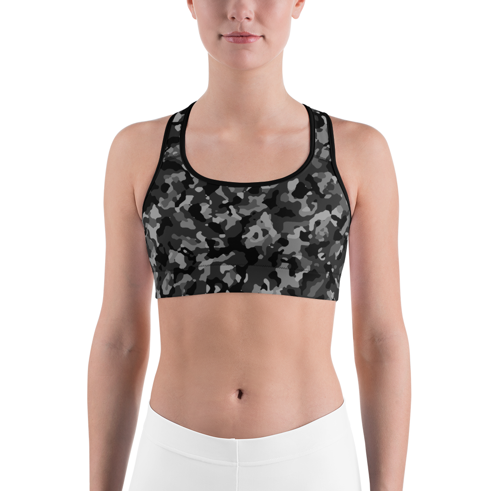 BLIZZA BLACK #A1 CAMOUFLAGE SPORTS BRA