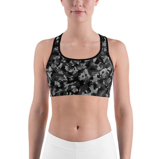 BLIZZA BLACK #A1 CAMOUFLAGE SPORTS BRA