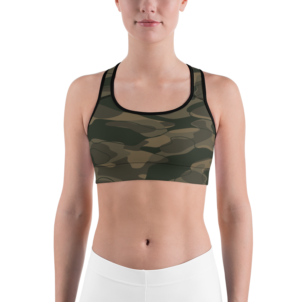 TIDEWAY CLASSIC #A1 CAMOUFLAGE SPORTS BRA