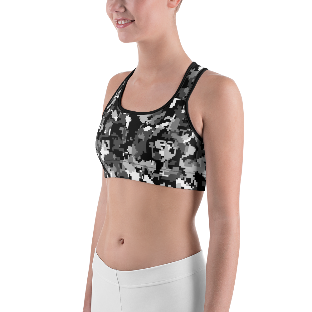 DIGITA BLACK #A5 CAMOUFLAGE SPORTS BRA