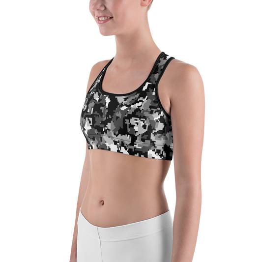 DIGITA BLACK #A5 CAMOUFLAGE SPORTS BRA