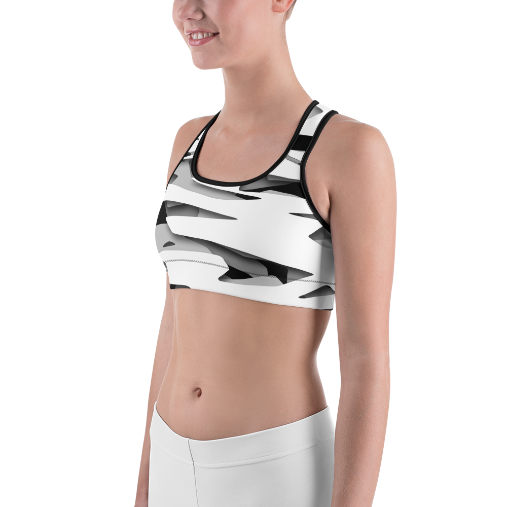 SPECTO BLACK #A1 CAMOUFLAGE SPORTS BRA