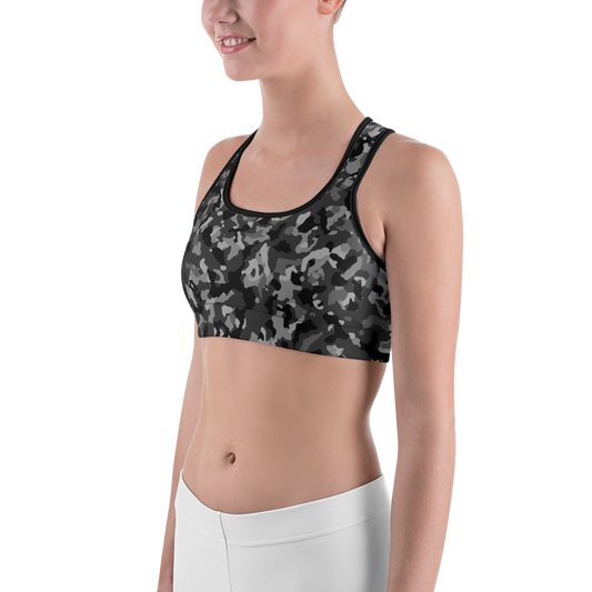 BLIZZA BLACK #A1 CAMOUFLAGE SPORTS BRA