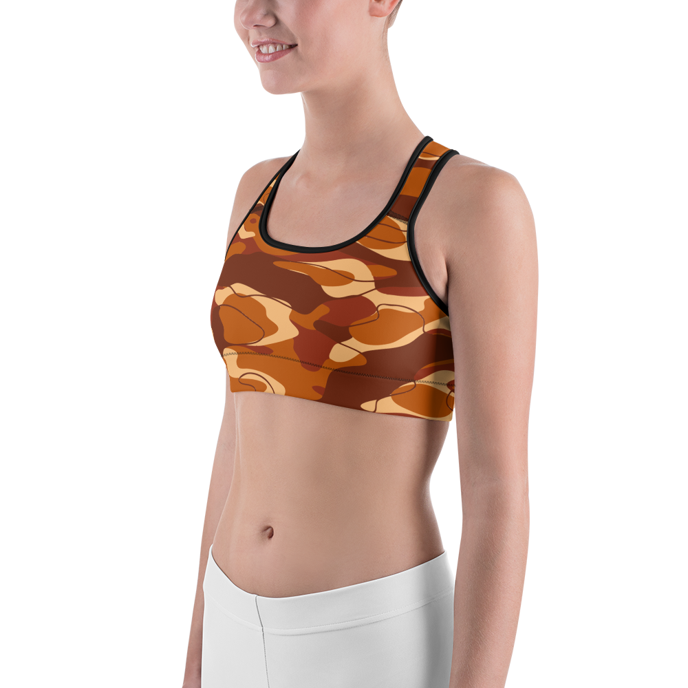 TIDEWAY FALL #A3 CAMOUFLAGE SPORTS BRA