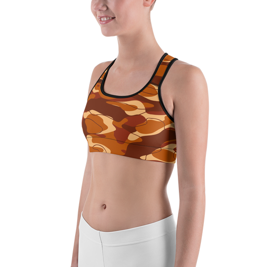 TIDEWAY FALL #A3 CAMOUFLAGE SPORTS BRA