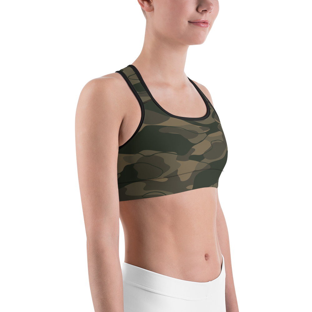 TIDEWAY CLASSIC #A1 CAMOUFLAGE SPORTS BRA