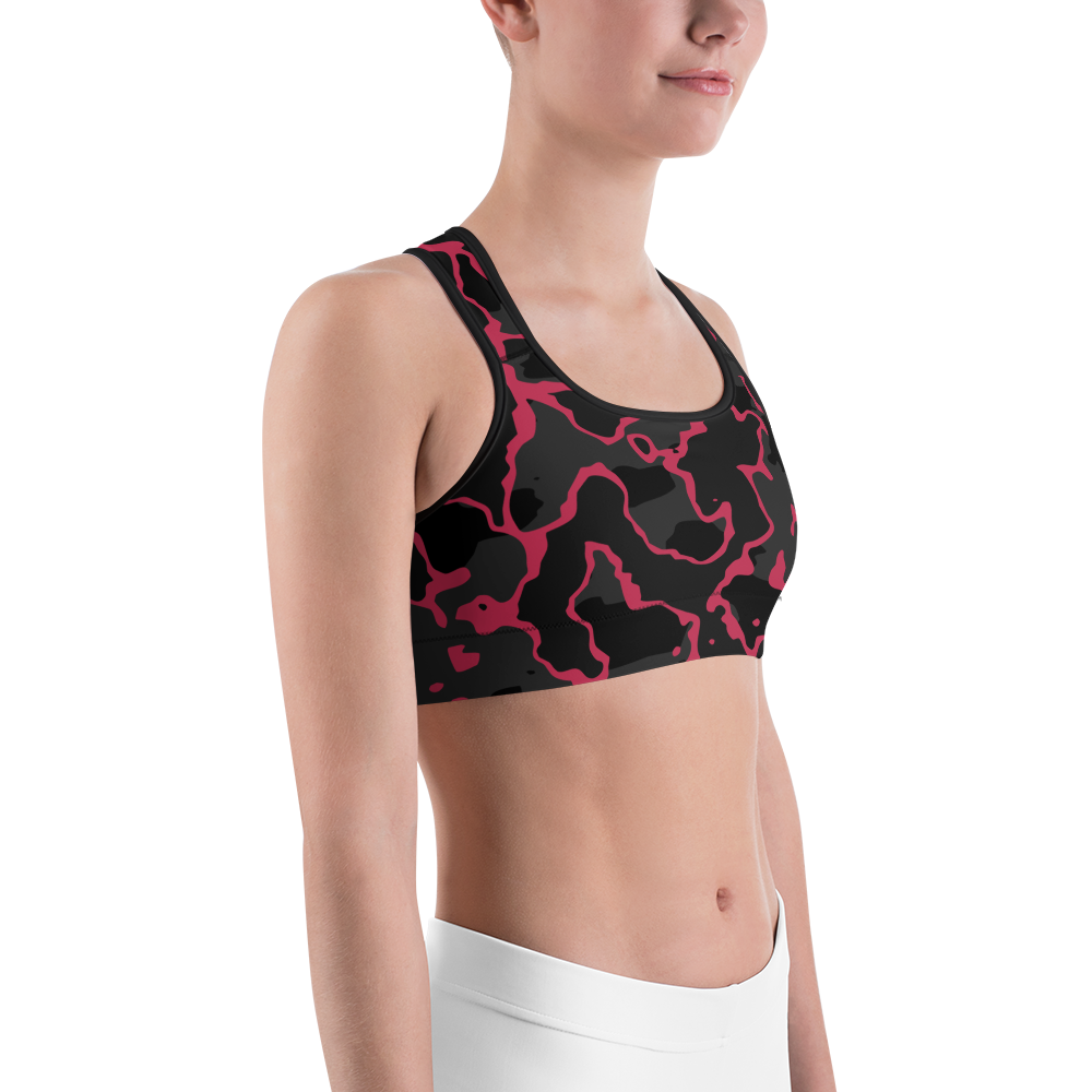 RIDGA VIVA MAGENTA #A1 CAMOUFLAGE SPORTS BRA