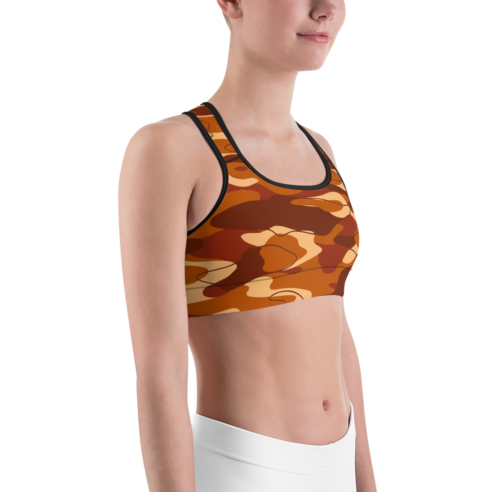 TIDEWAY FALL #A3 CAMOUFLAGE SPORTS BRA