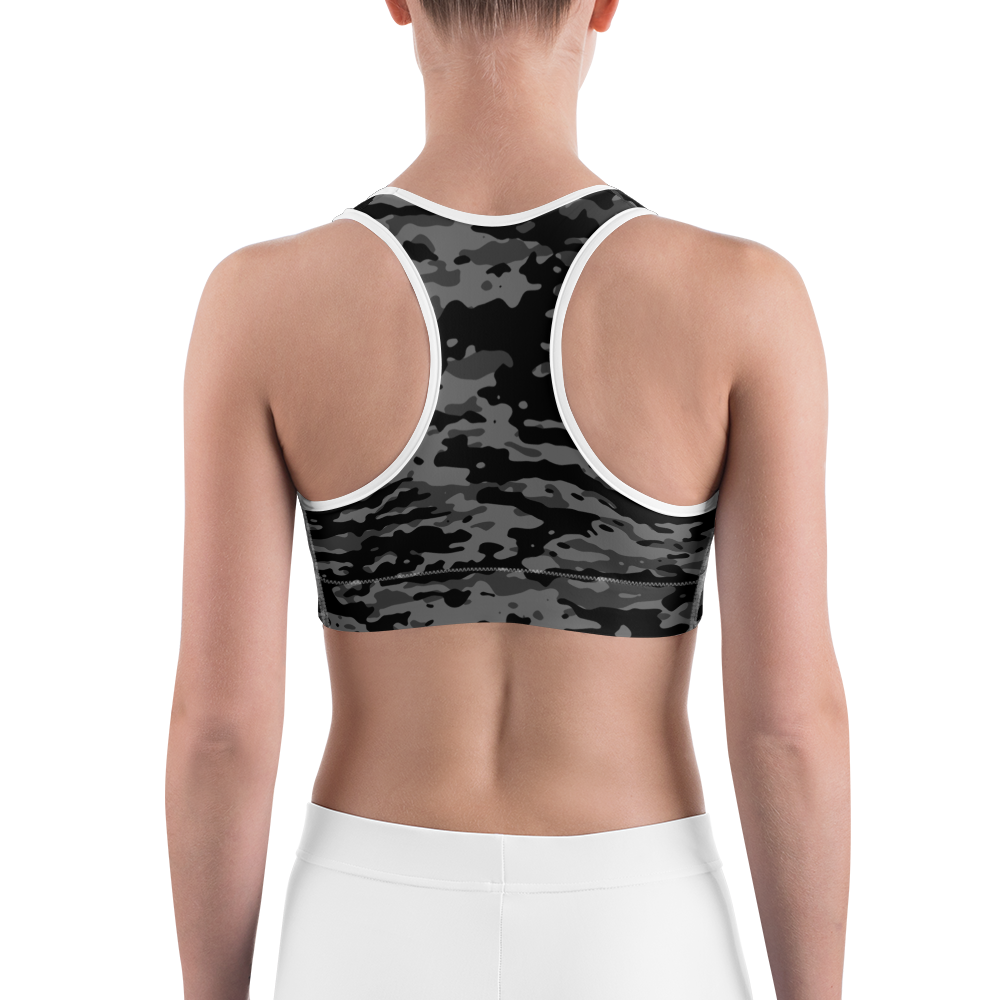 INKA BLACK #A1 CAMOUFLAGE SPORTS BRA