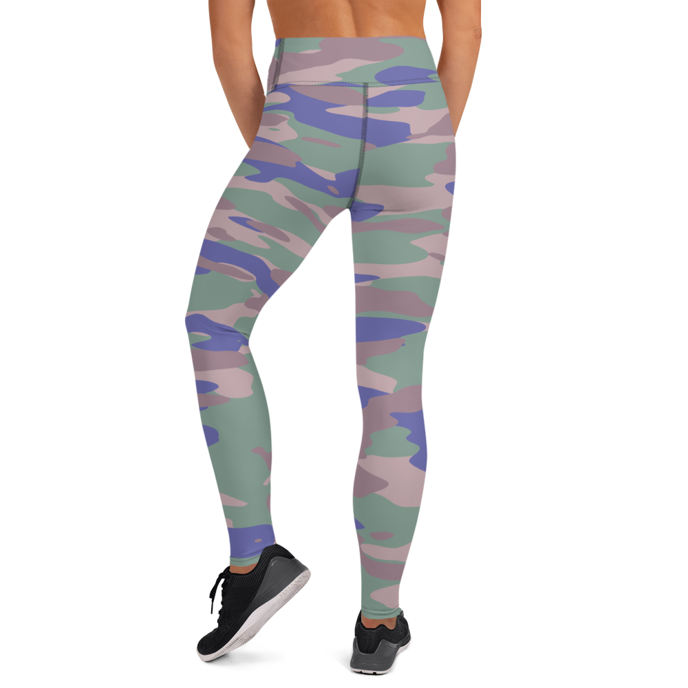 GULF VERY PERI #A3 CAMOUFLAGE YOGA LEGGING