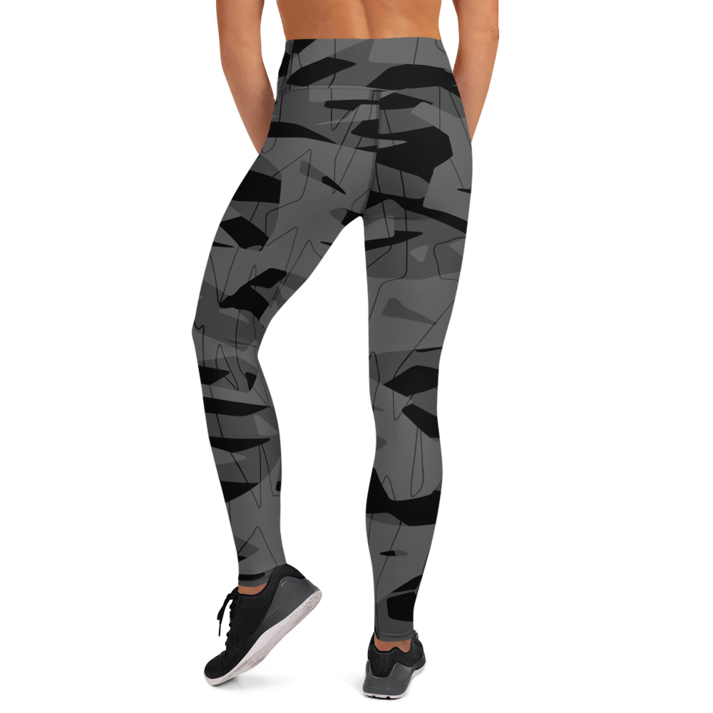 TIMBRE BLACK #A1 CAMOUFLAGE YOGA LEGGING