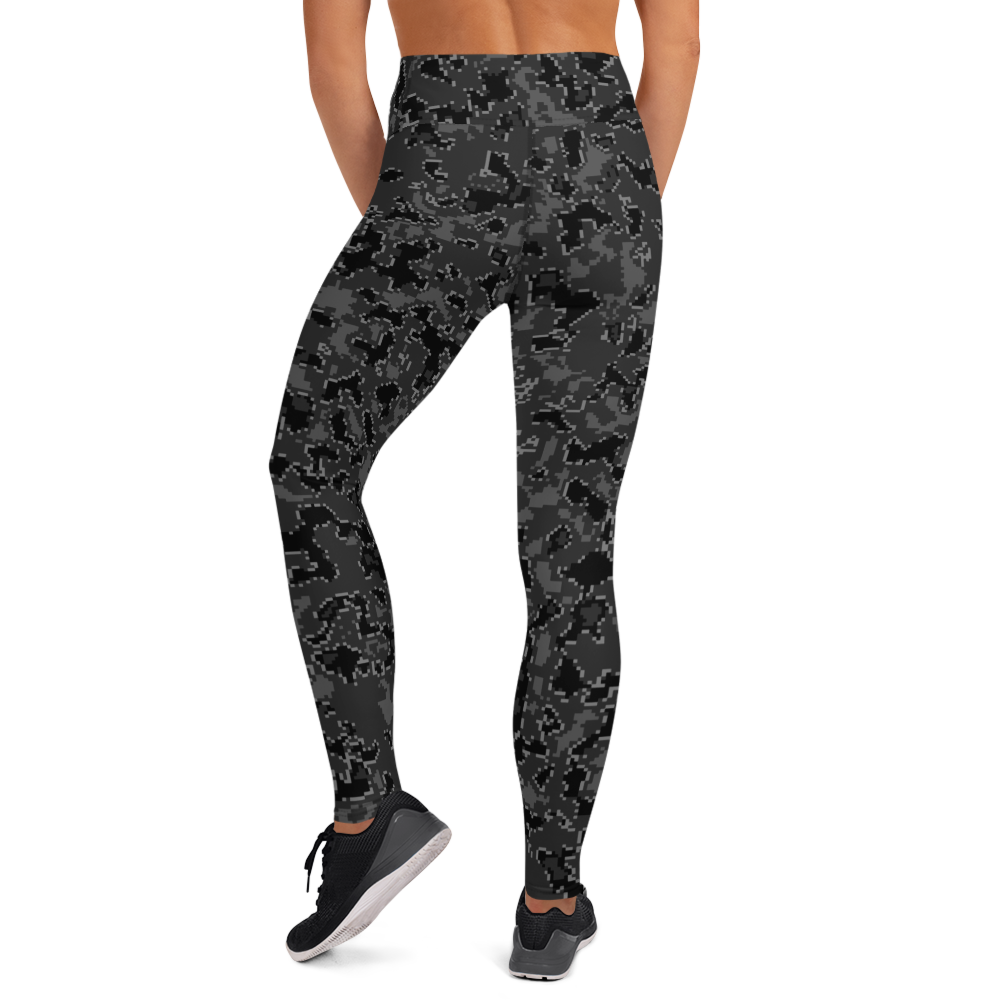 DIGITA BLACK #F1 CAMOUFLAGE YOGA LEGGING