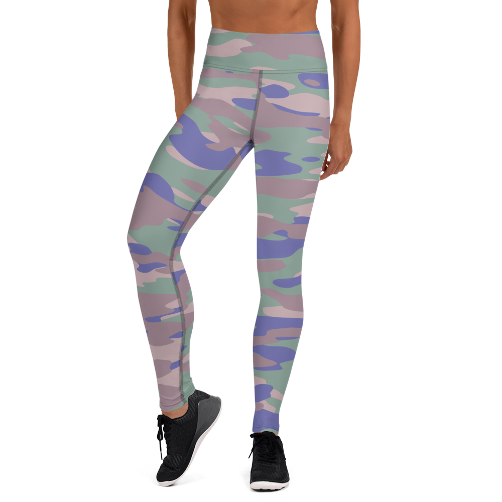 GULF VERY PERI #A3 CAMOUFLAGE YOGA LEGGING