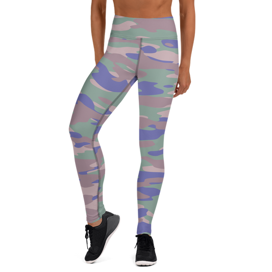 GULF VERY PERI #A3 CAMOUFLAGE YOGA LEGGING