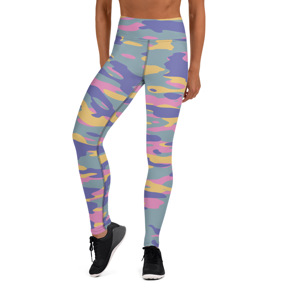 GULF VERY PERI #A4 CAMOUFLAGE YOGA LEGGING