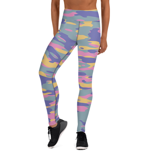 GULF VERY PERI #A4 CAMOUFLAGE YOGA LEGGING
