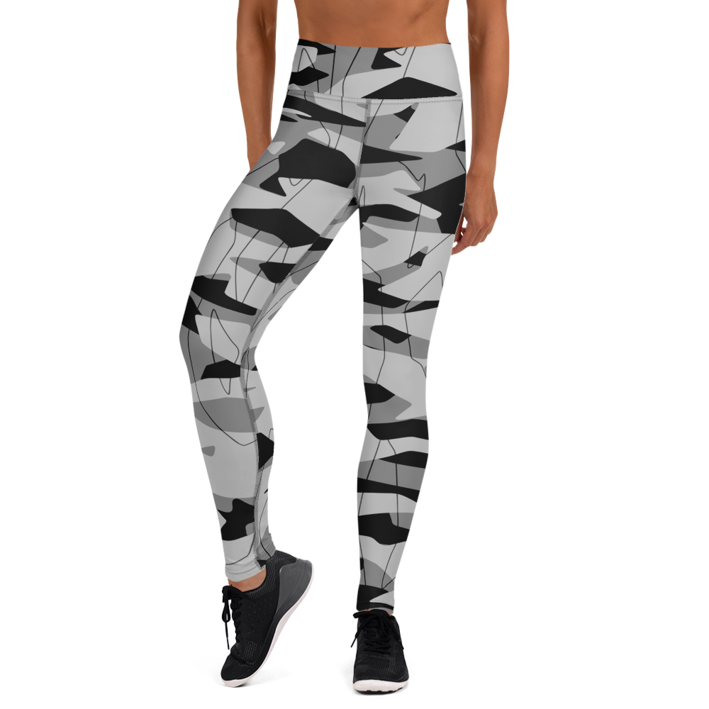 TIMBRE BLACK #A3 CAMOUFLAGE YOGA LEGGING