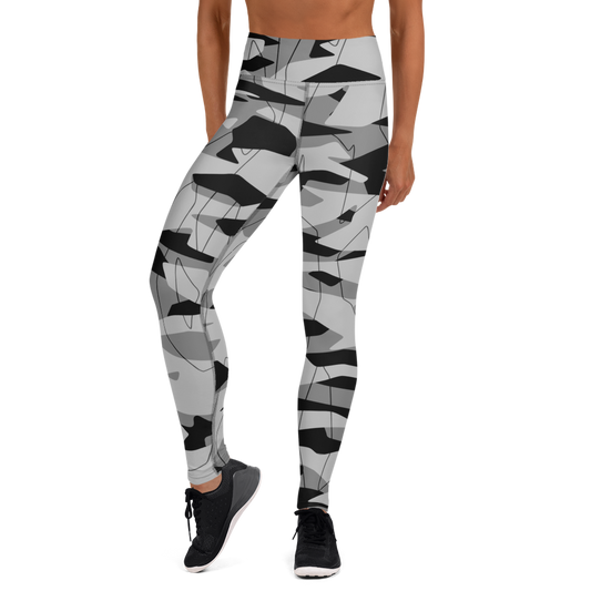 TIMBRE BLACK #A3 CAMOUFLAGE YOGA LEGGING