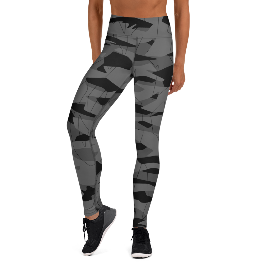 TIMBRE BLACK #A1 CAMOUFLAGE YOGA LEGGING