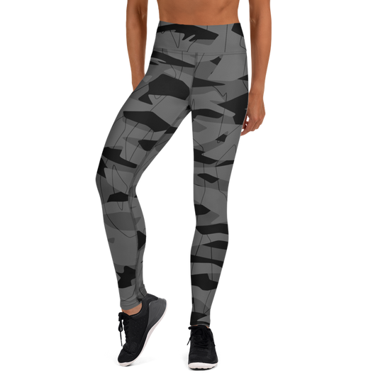 TIMBRE BLACK #A1 CAMOUFLAGE YOGA LEGGING