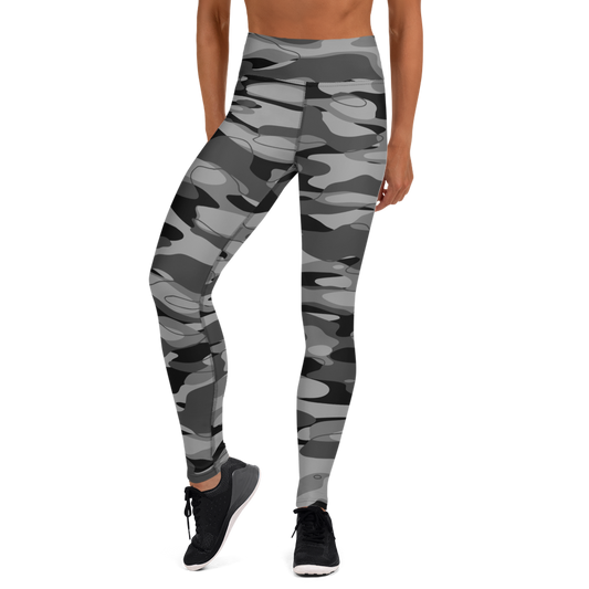 TIDEWAY BLACK #A1 CAMOUFLAGE YOGA LEGGING