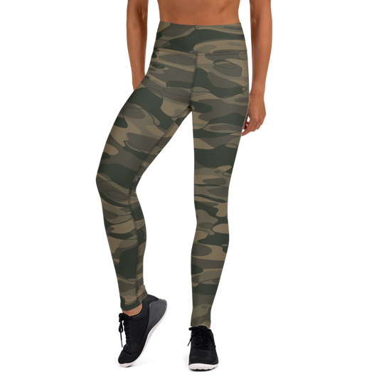 TIDEWAY CLASSIC #A1 CAMOUFLAGE YOGA LEGGING