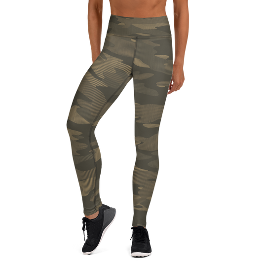 GULF WOODLAND #B1 CAMOUFLAGE YOGA LEGGING