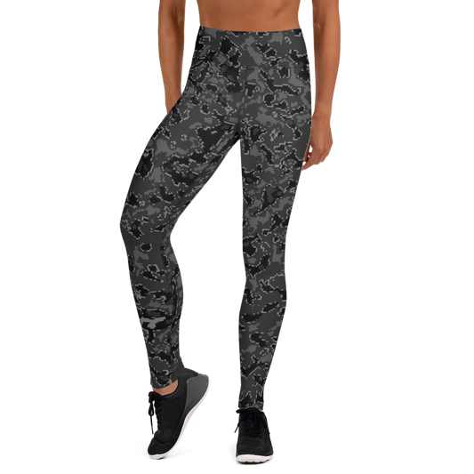 DIGITA BLACK #F1 CAMOUFLAGE YOGA LEGGING