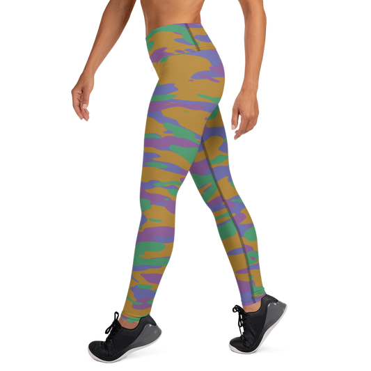 GULF VERY PERI #A3 CAMOUFLAGE YOGA LEGGING