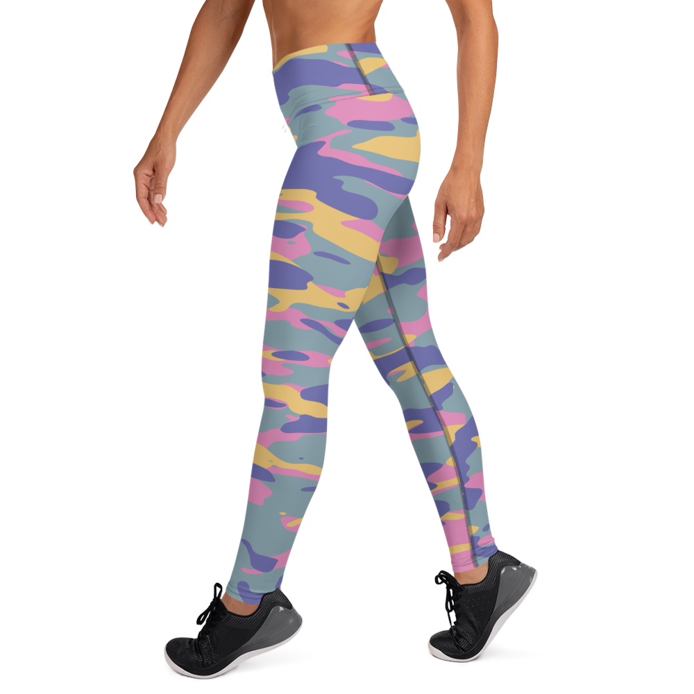 GULF VERY PERI #A4 CAMOUFLAGE YOGA LEGGING