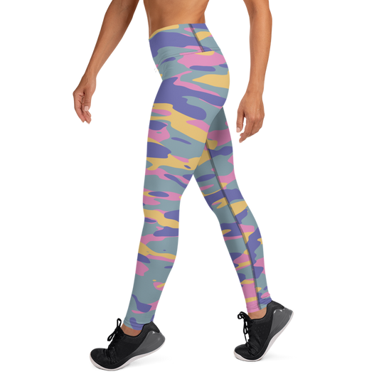GULF VERY PERI #A4 CAMOUFLAGE YOGA LEGGING