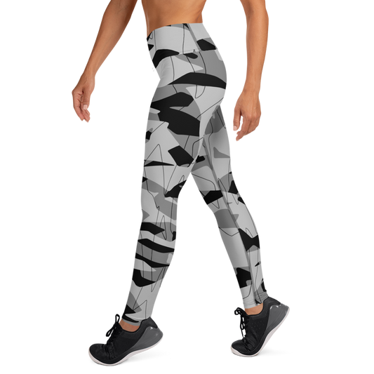 TIMBRE BLACK #A3 CAMOUFLAGE YOGA LEGGING