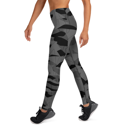 TIMBRE BLACK #A1 CAMOUFLAGE YOGA LEGGING