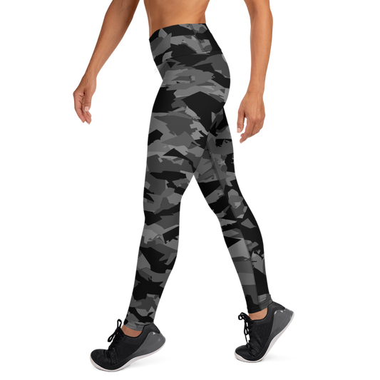 MICA BLACK #A1 CAMOUFLAGE YOGA LEGGING