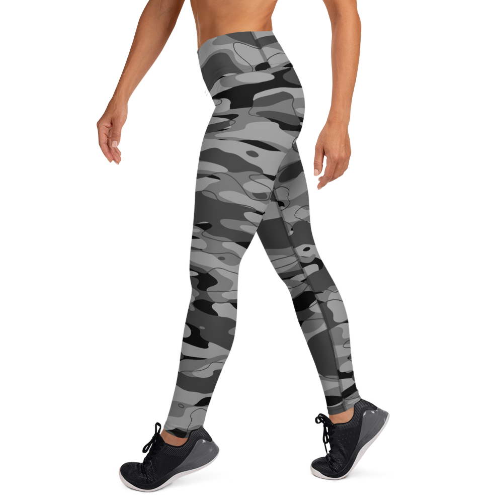 TIDEWAY BLACK #A1 CAMOUFLAGE YOGA LEGGING
